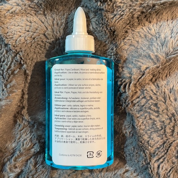 Washable transparent colour glue for crafts and school projects in 4 colours NIB - Picture 6 of 12